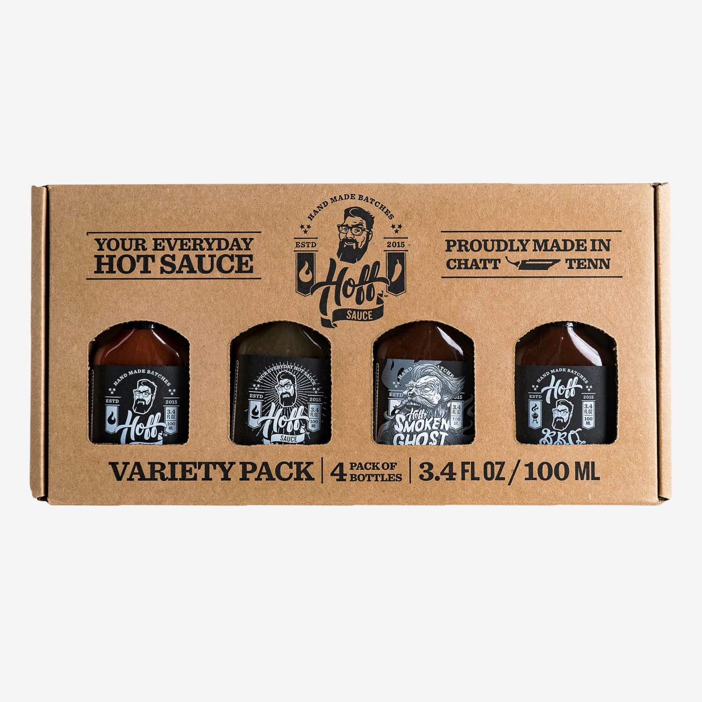 Hoff & Pepper Hot Sauce Flask Set Bespoke Post